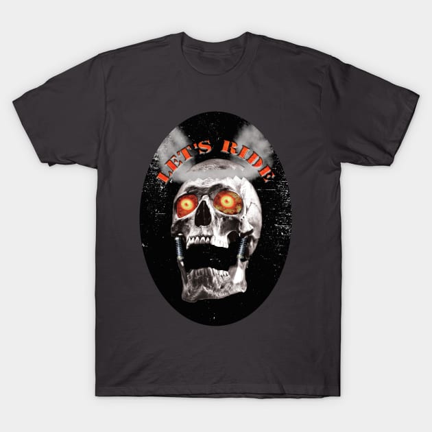 Blown Top Skull Ride T-Shirt by Hornets Nest